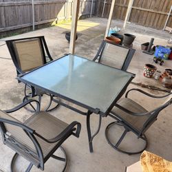 Patio Table With Chairs