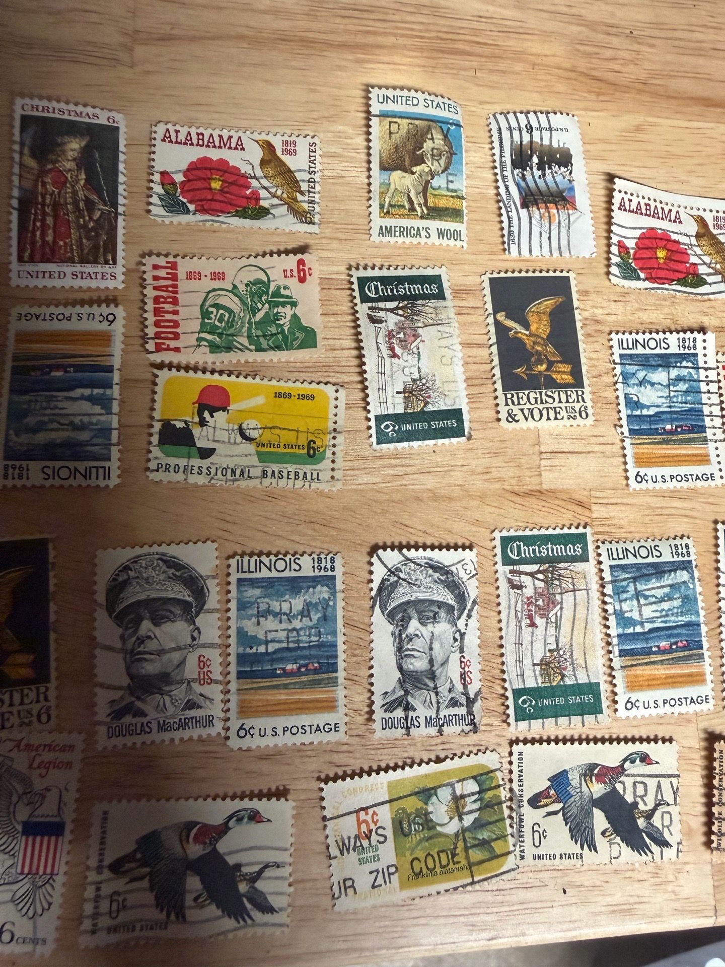 Vintage U.S. Postage Stamp Collection Lot – 1960s/70s 🇺🇸