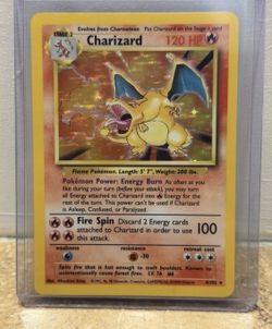 1999 Charizard Base Set Excellent Condition