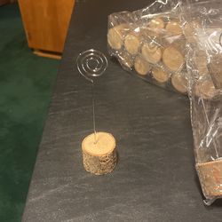 Place card holders - Rustic Wooden