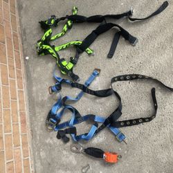 EVOLVE (blue) and MILLER AIRCORE Fall Protection harness With 6ft Lifeline 