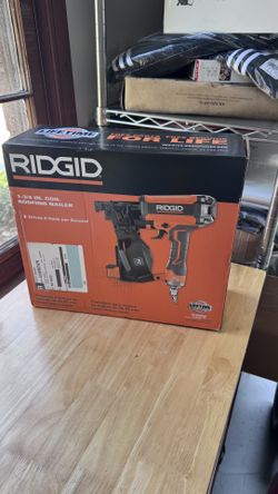 Pneumatic 15 Deg. 1-3/4 in. Coil Roofing Nailer- Brand new Never used 