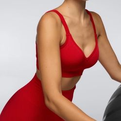 Red Sport Bra