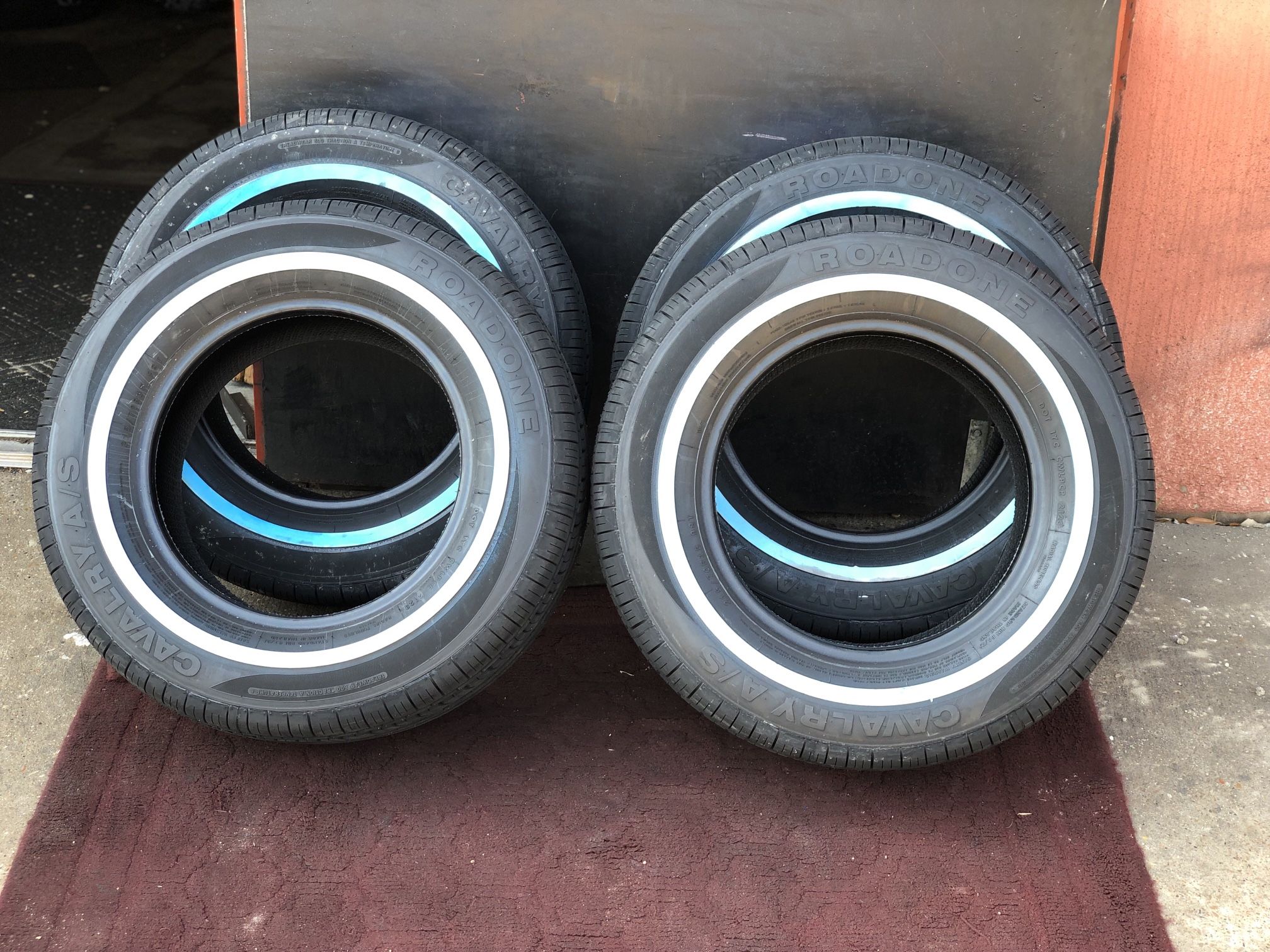215/70/15 new tires white Wall RoadOne set of 4