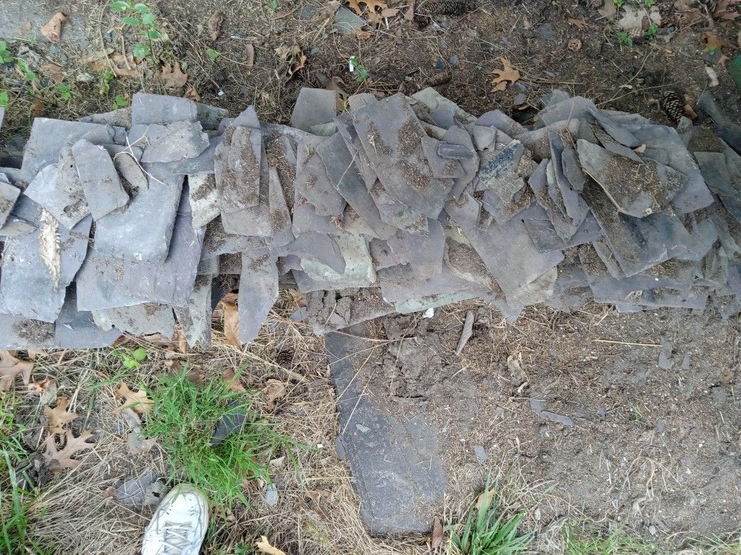 Free Slate Pieces Curb Alert! CHERRY St, WALTHAM