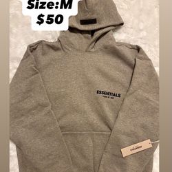 Dark oat Essential hoodie