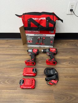 Brand New Craftsman V20 Brushless Drill & Impact Combo Kit