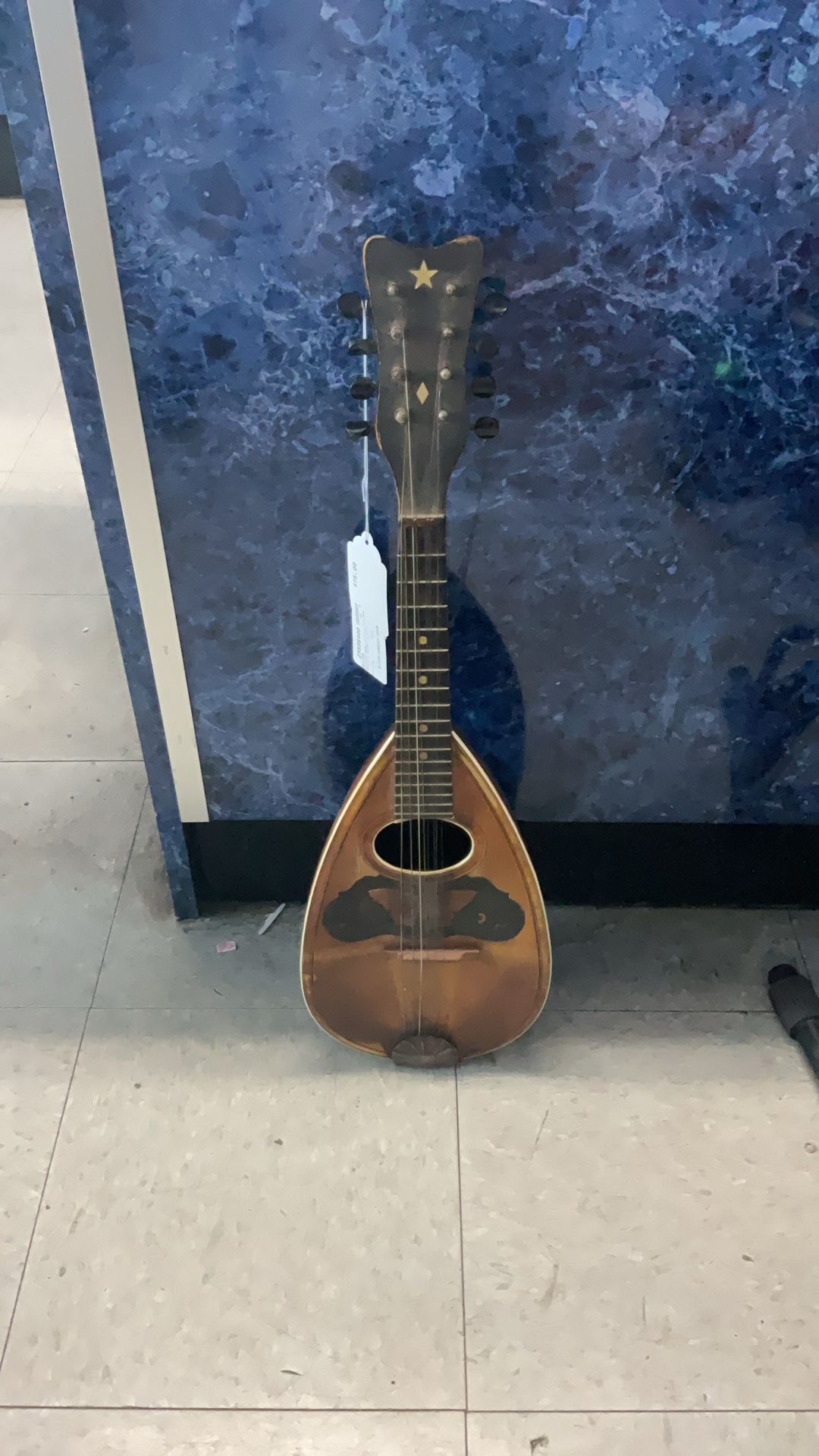 Super tone Greek 10 String Bole Back Mandolin With Butterfly Inlay