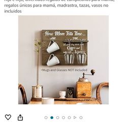 Soporte Para Tazas Y Copas( No Incluidos)