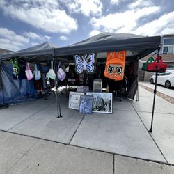 Vintage Yard Sale Garage Sale Pop Up