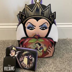 Loungefly Disney Villains Scene Evil Queen Mini Backpack