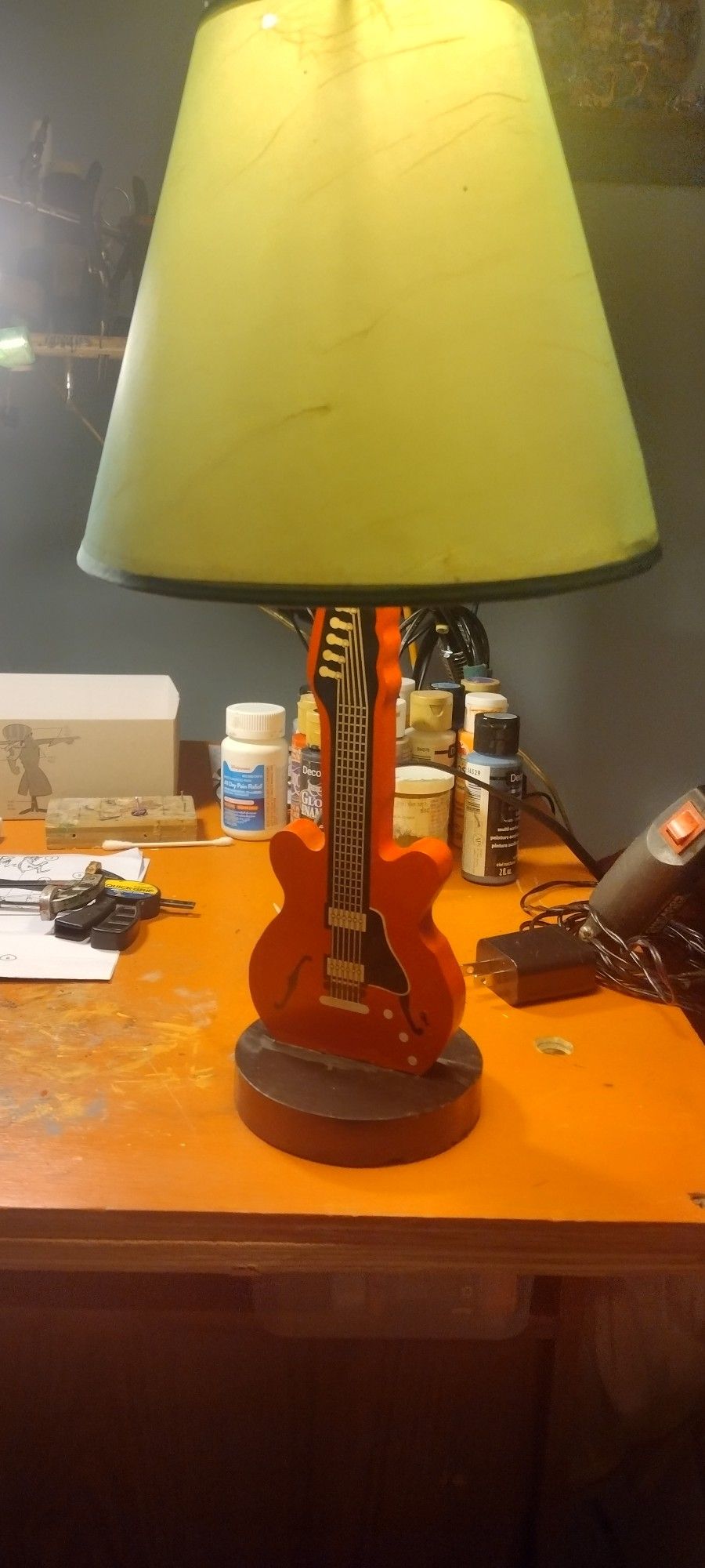 Beautiful Handmade Guitar Lamp