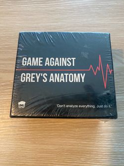 Game Against Grey’s Anatomy Game, New & Factory Sealed !