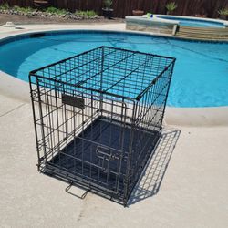 19H x 17W x 24D Metal Wire Dog Crate Kennel Carrier Cage