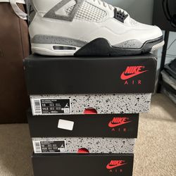 Nike Air Jordan 4 Grey Cement Sz 12 And 13