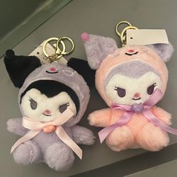 Kuromi Keychain Pink