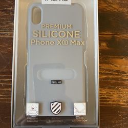 Silicone Grey iPhone X Max Case