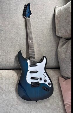 Blue Burst Electric Guitar