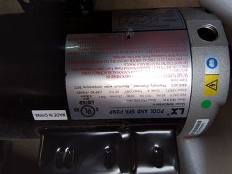 Lx Pool and Spa Pump - BRAND NEW