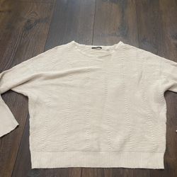 Women’s Khaki Sweater Size Large By Tahari #22