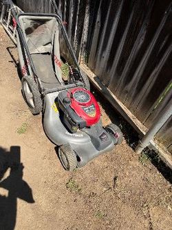 Lawn Mower, DVD, Speakers, Sofa