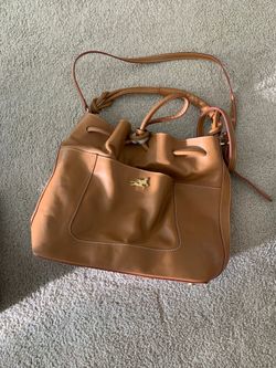 Genuine Leather Made in Italy Authentic Tan Purse
