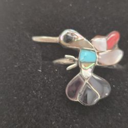 Turquoise ring hummingbird indian