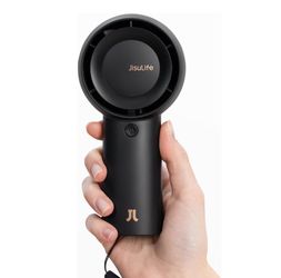JISULIFE Portable Handheld Turbo Fan [18H Max Cooling Time], 6000mAh Black