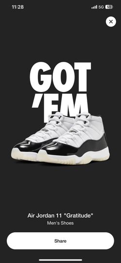 Jordan 11 Gratitude Dmp