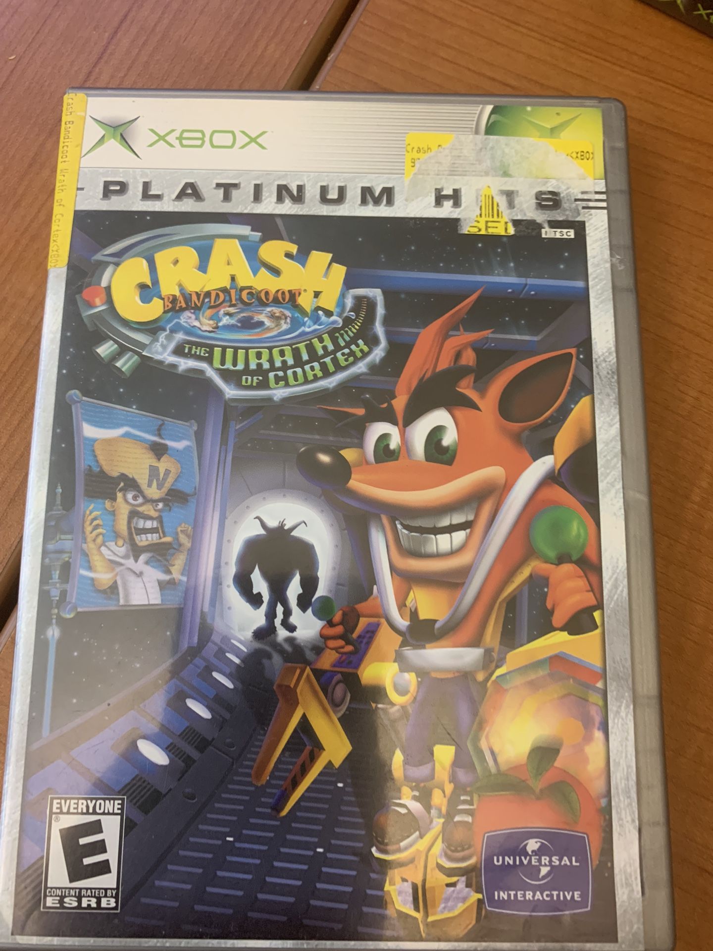 Crash Bandicoot: The Wrath of Cortex (Xbox, 2003) Platinum Hits Complete