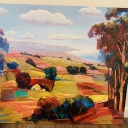 Tranquil Painting On Wood 