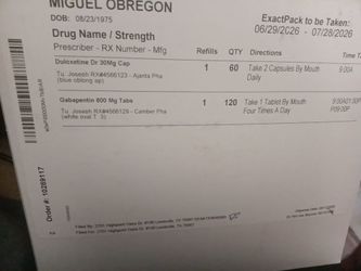 Estoy vendiendo este paquete de medicamento exactcare