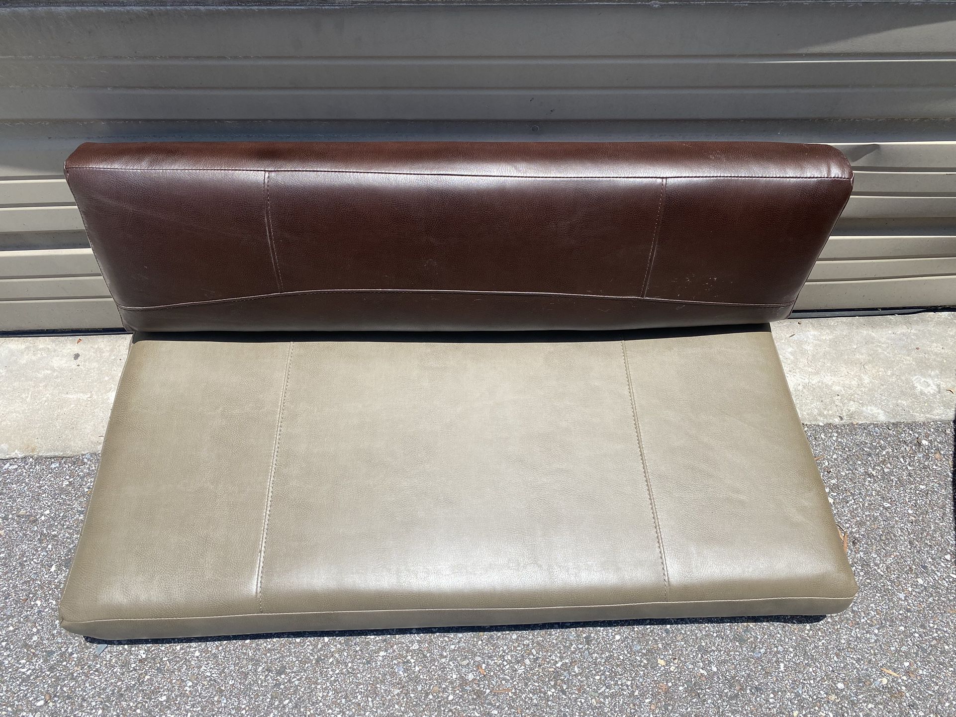 RV Camper Motorhome Leather Bench Dinette Cushions *New