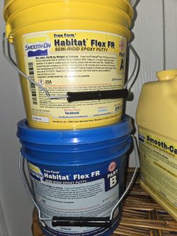 SMOOTH ON FREE FORM HABITAT FLEX FR SEMI RIGED EPOXY PUTTY WITH FOLDING POWDER 