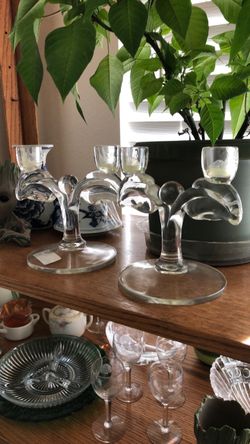 Vintage candle holders