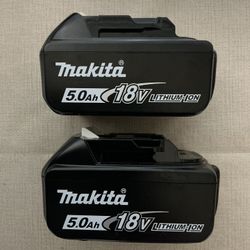 Makita. 18V LXT Lithium Ion 5.0Ah Battery (2-pack).