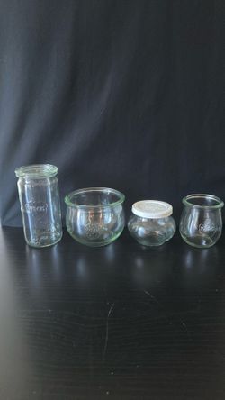 Jars Weck 4 different sizes porch pick up