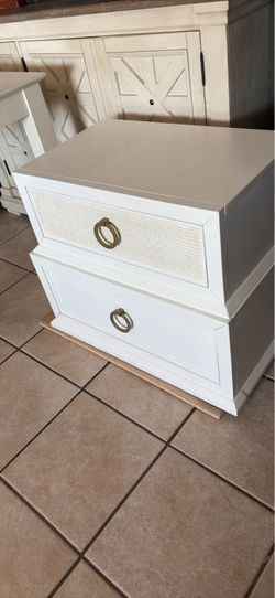 White nightstand