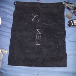 Puma x Fenty Black Velvet Dust Bag Makeup Sporty