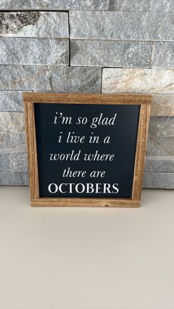 Target bullseye October sign