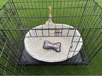 EVERY YAY ULTRA TOUGH 2- DOORS FOLDING DOG CRATE with EXTRAS