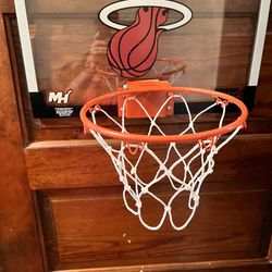 Miami Heat Indoor Basketball Hoop