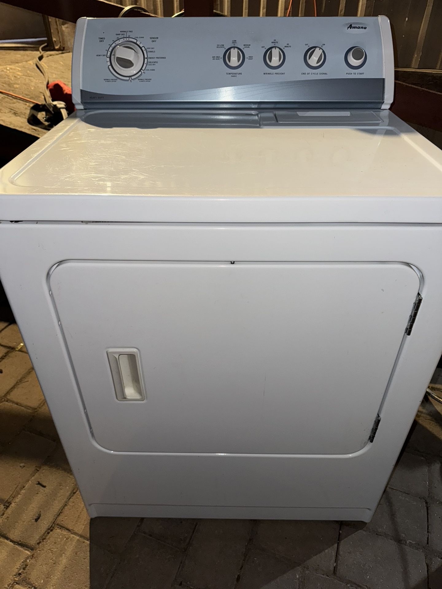 Amana Dryer 7.4 Cu.Ft Electric White