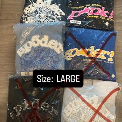 Sp5der Hoodie (Large)