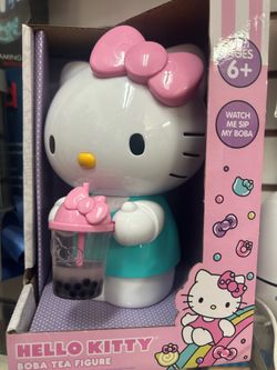 Hello kitty boba tea figure