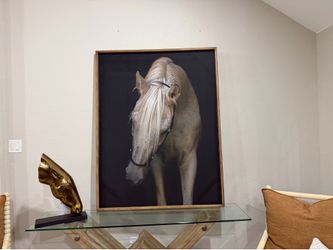 Custom  Horse frame Decor 46Lx60