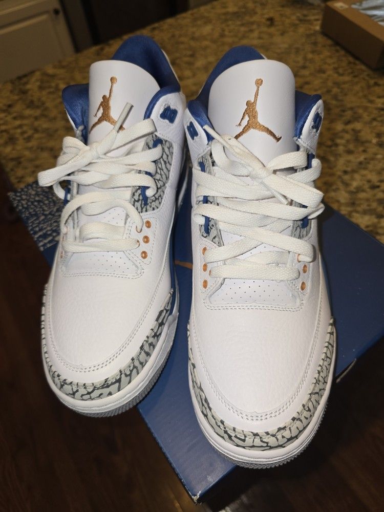 Air Jordan 3 "Wizards" - Brand New (Never Worn)