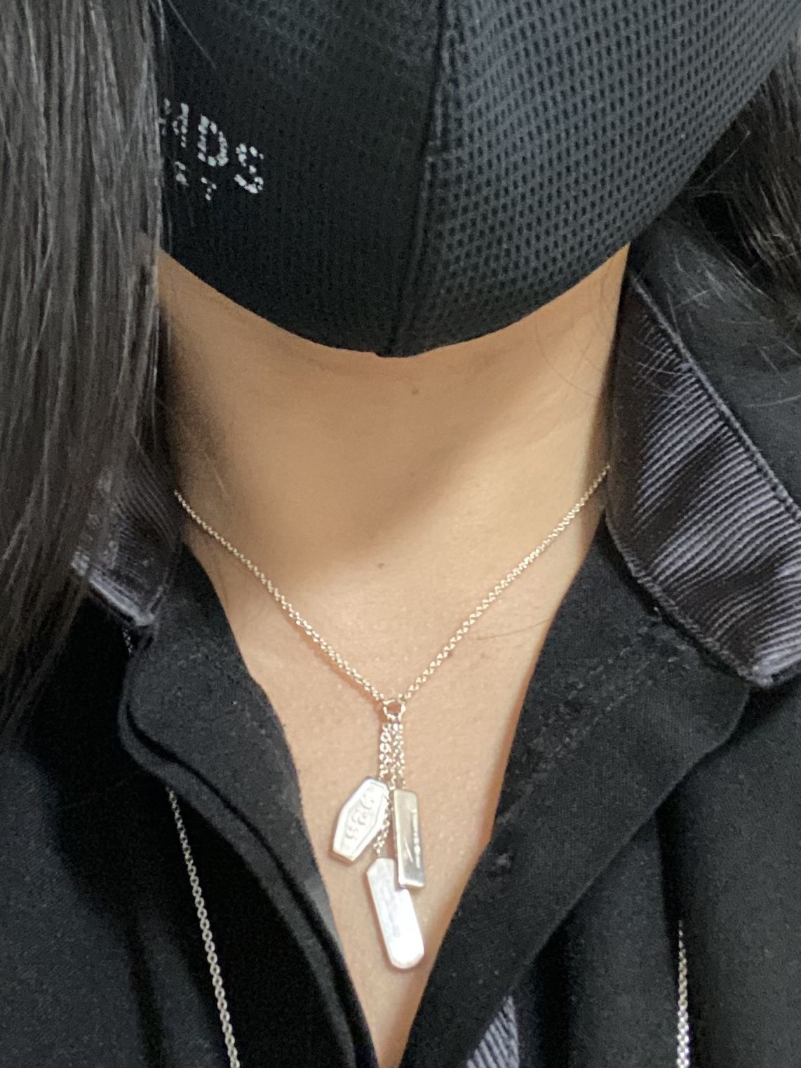 Tiffany & Co 3 Bars Pendant necklace silver 925