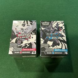 Black Bolt White Flare Booster Bundle Pair