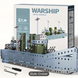 STEM Construction Kit for Model Ocean Cruiser Ship - 504pcs, Educational Building Toys for Children Aged 6-12, Science Assembly Set Ideal for Boys Age